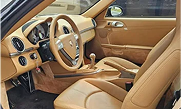 Details of a real car interior, illustrative stock photography